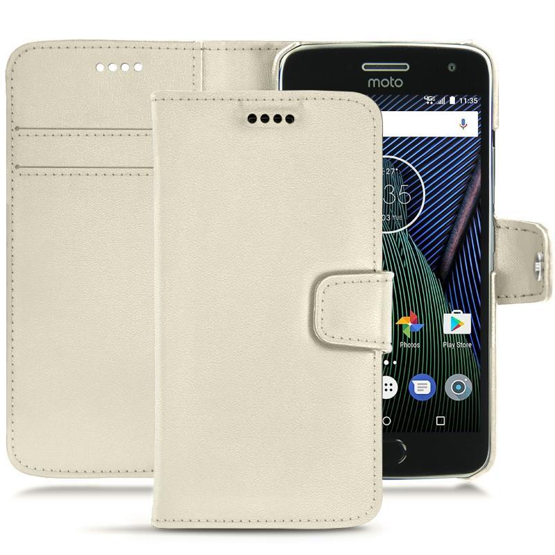Housse cuir Lenovo Moto G5 Plus