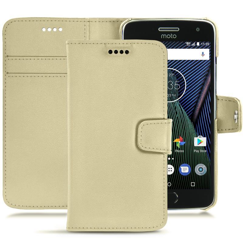 Funda de piel Lenovo Moto G5 Plus