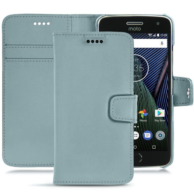 Housse cuir Lenovo Moto G5 Plus