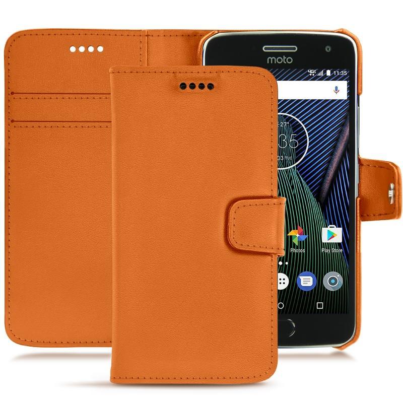 Lederschutzhülle Lenovo Moto G5 Plus