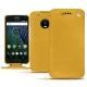 Funda de piel Lenovo Moto G5 Plus - Jaune soulèu