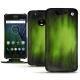 Housse cuir Lenovo Moto G5 Plus - Vert Patine