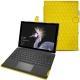 Funda de piel Microsoft Surface Pro (2017) - Jaune fluo - Couture