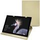 Housse cuir Microsoft Surface Pro (2017) - Beige ( Nappa - Pantone 7502C ) 