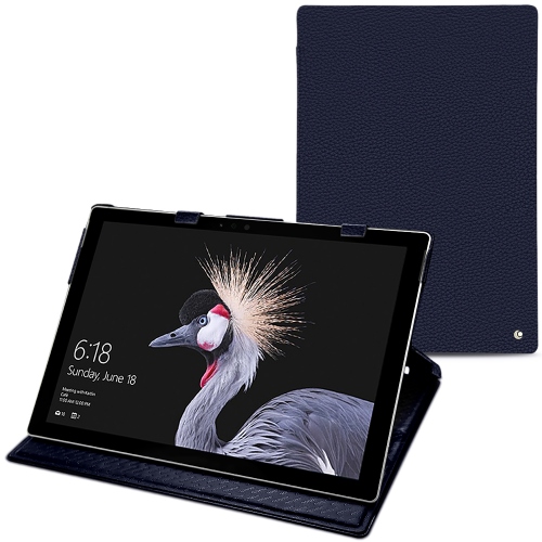 Housse cuir Microsoft Surface Pro (2017) : Protection et coques pour Tablettes sur NoreveCobalt ( Pantone #2b253f ) 