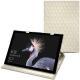 Capa em pele Microsoft Surface Pro (2017) - Blanc - Couture ( Bologna - White ) 