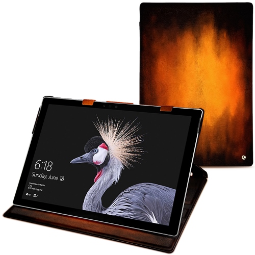 가죽 커버 Microsoft Surface Pro (2017)Fauve Patine