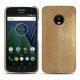 Funda de piel Lenovo Moto G5 Plus - Serpent sabbia