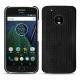 Custodia in pelle Lenovo Moto G5 Plus - Abaca nero