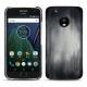 Custodia in pelle Lenovo Moto G5 Plus - Gris Patine