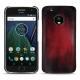 가죽 커버 Lenovo Moto G5 Plus - Rouge Patine