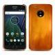 가죽 커버 Lenovo Moto G5 Plus - Orange Patine