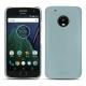 Funda de piel Lenovo Moto G5 Plus - Bleu Ciel PU