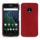Funda de piel Lenovo Moto G5 Plus - Rouge PU