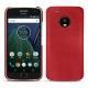 가죽 커버 Lenovo Moto G5 Plus - Rouge troupelenc