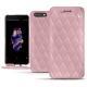 Lederschutzhülle OnePlus 5 - Rose - Couture ( Nappa - Pantone 2365C ) 