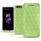 Funda de piel OnePlus 5 - Vert olive - Couture ( Nappa - Pantone 578U ) 