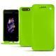 OnePlus 5 leather case - Vert fluo