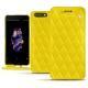 Custodia in pelle OnePlus 5 - Jaune fluo - Couture