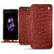Custodia in pelle OnePlus 5 - Autruche ciliegia