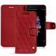 レザーケース OnePlus 5 - Rouge - Couture ( Nappa - Pantone 199C ) 