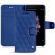 Capa em pele OnePlus 5 - Bleu océan - Couture ( Nappa - Pantone 293C ) 