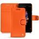 OnePlus 5 leather case - Orange fluo