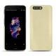 レザーケース OnePlus 5 - Beige ( Nappa - Pantone 7502C ) 