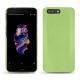 Coque cuir OnePlus 5 - Vert olive ( Nappa - Pantone 578U ) 