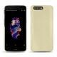 Custodia in pelle OnePlus 5 - Ivoire ( Sleek P C12 - White ) 