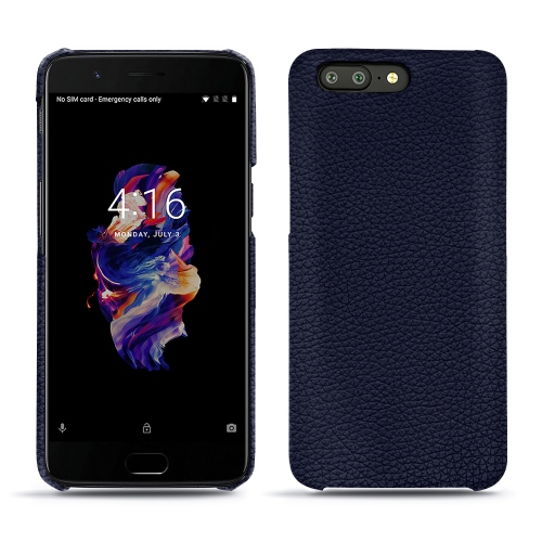 Lederschutzhülle OnePlus 5Cobalt ( Pantone #2b253f ) 