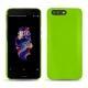 Funda de piel OnePlus 5 - Vert fluo