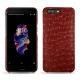 OnePlus 5 leather cover - Autruche ciliegia