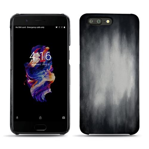 Custodia in pelle OnePlus 5Gris Patine