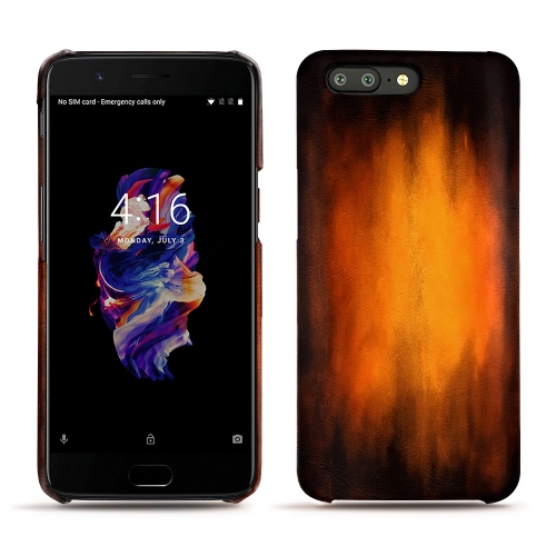Custodia in pelle OnePlus 5Fauve Patine
