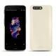 Capa em pele OnePlus 5 - Blanc PU