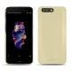 レザーケース OnePlus 5 - Beige PU