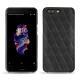Coque cuir OnePlus 5 - Noir - Couture ( Nappa - Black ) 