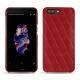 Funda de piel OnePlus 5 - Rouge - Couture ( Nappa - Pantone 199C ) 