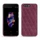 Custodia in pelle OnePlus 5 - Prune vintage - Couture