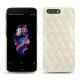 Custodia in pelle OnePlus 5 - Blanc escumo - Couture