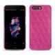 Coque cuir OnePlus 5 - Rose BB - Couture