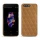 Coque cuir OnePlus 5 - Castan esparciate - Couture