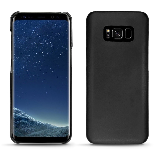 レザーケース Samsung Galaxy S8 - Noir ( Nappa - Black ) 