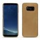 Samsung Galaxy S8 leather cover - Sable vintage ( Roughtcut - Gaucho#57254 ) 