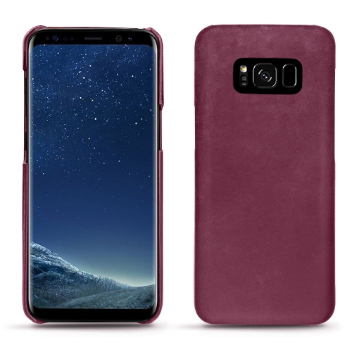 Funda de piel Samsung Galaxy S8Prune vintage ( Pantone #612434 ) 