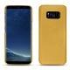 Coque cuir Samsung Galaxy S8 - Mimosa ( Pantone 141C ) 