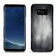 Samsung Galaxy S8 leather cover - Gris Patine