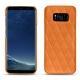 Custodia in pelle Samsung Galaxy S8 - Orange - Couture ( Nappa - Pantone 1495U ) 