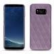 Custodia in pelle Samsung Galaxy S8 - Lilas - Couture ( Nappa - Pantone 2645U ) 